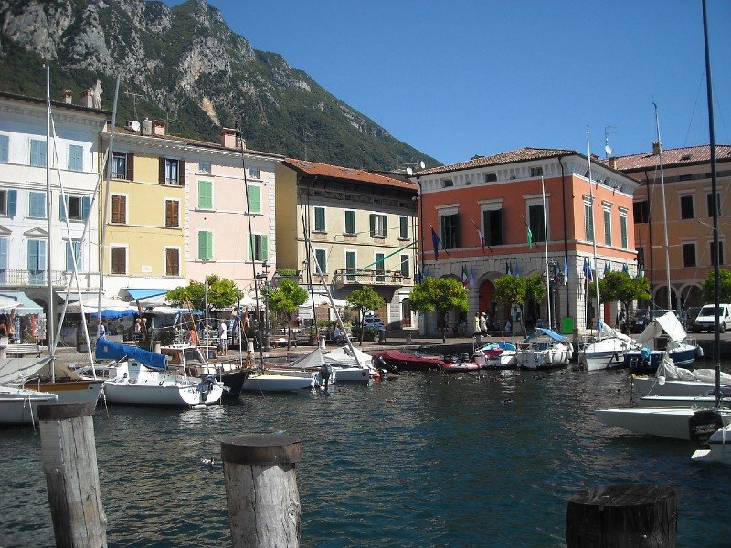 Haventje in Riva di Garda, Italië