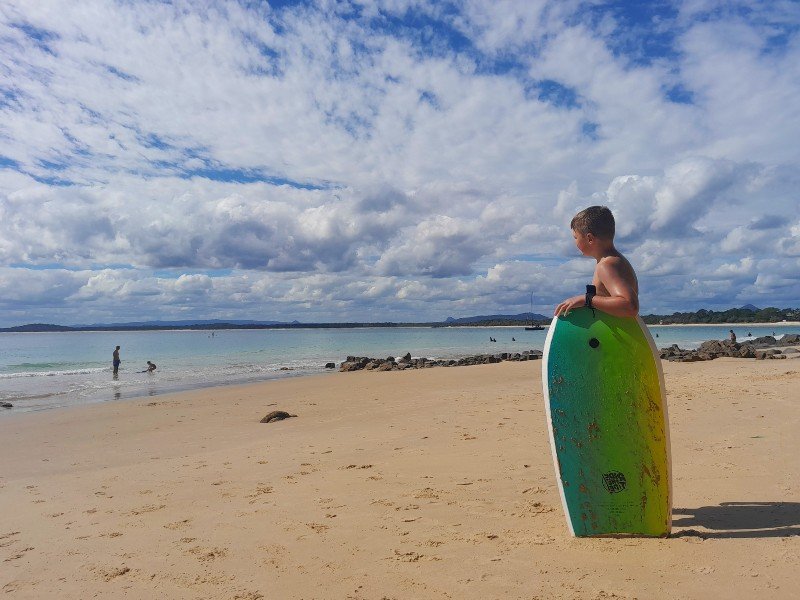 Noosa Beach bodyboard