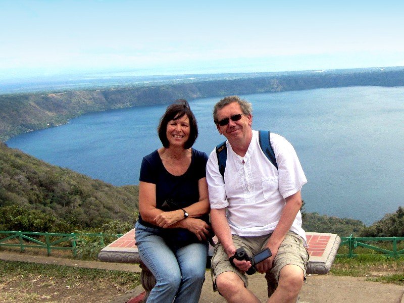 Laguna de apoya vulkaan stel