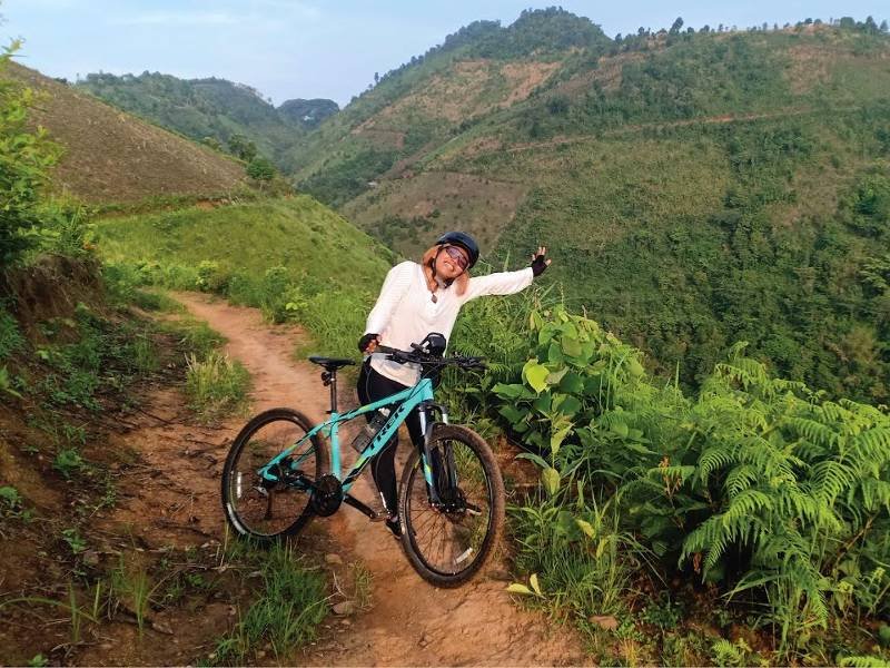 Lokale vrouw in Myanmar