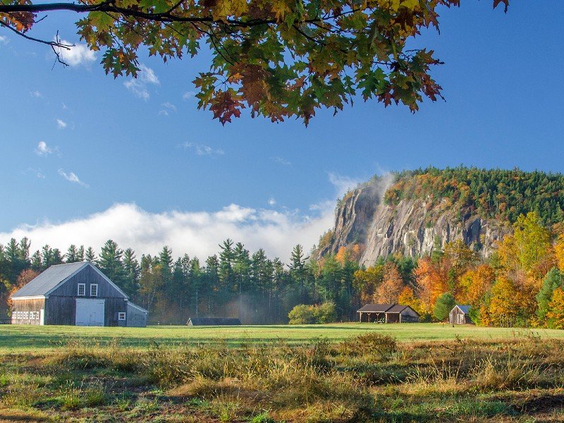New Hampshire White Mountains Herfst Noordoosten