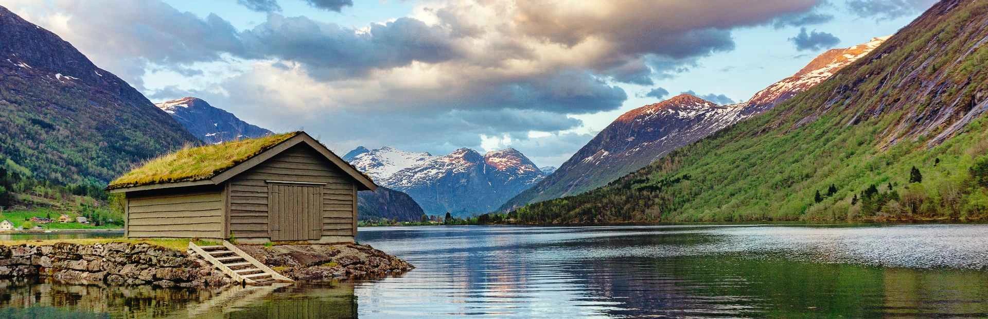 Fjord in Noorwegen