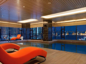 Hotelzwembad in Shanghai