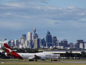 Vlucht naar huis van Australie