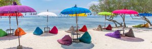 Gili strand bij Bali Indonesie