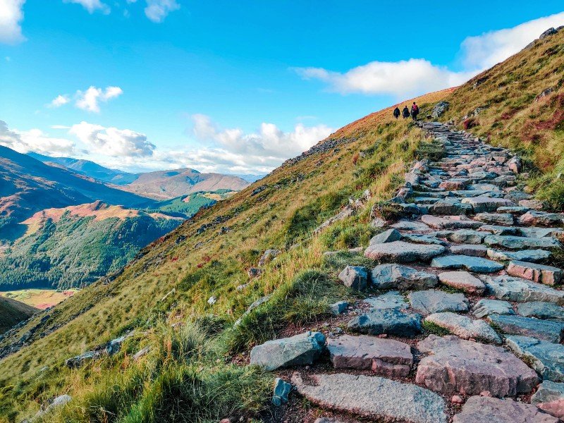 Trappen naar Ben Nevis